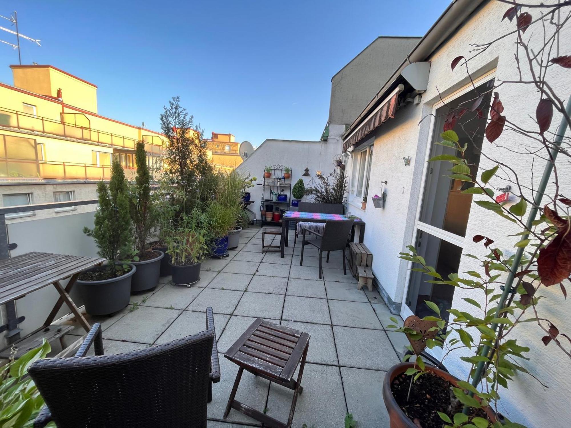 Апартаменты Gemuetliche Dachterrassen Whg Вена Экстерьер фото